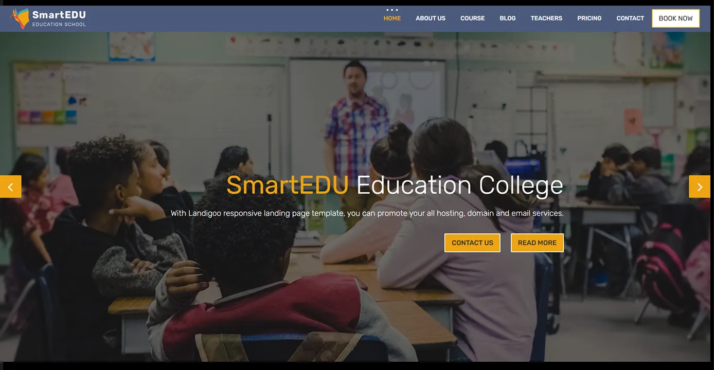 College website template